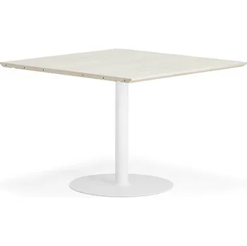 Jednací stůl Stůl METRIC, rozšiřující díl, 1000X1000x720 mm, bílá/jasan