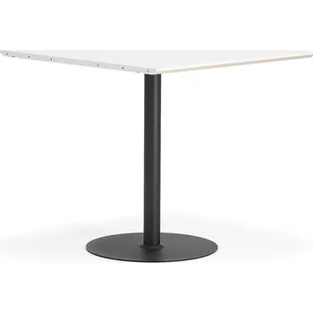 Jídelní stůl Barový stůl METRIC, rozšiřující díl, 1000x1000x900 mm, černá/bílá