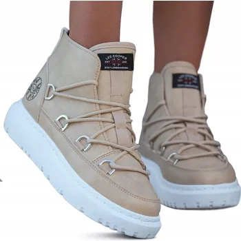 Dámská zimní obuv Kotníkové Boty Dámské boty Lee Cooper Béžová 39