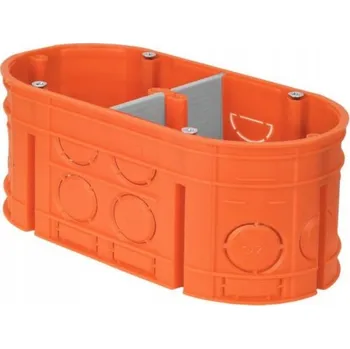 Elektroinstalační krabice Elektroinstalační krabice pod omítku dvojitá 2x60 mm M2x60F MULTIWALL SIMET