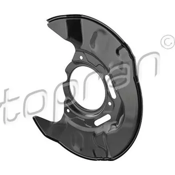 Brzdový kotouč Ochranný plech proti rozstřikování, brzdový kotouč TOPRAN 600 853