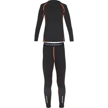 Set dětského termoprádla Merco Kid Warm dětské termoprádlo oranžová Velikost oblečení: 150