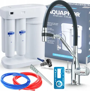 vodní filtr SADA PRO ÚPRAVU PITNÉ VODY FILTR REVERZNÍ OSMÓZY AQUAPHOR MORION 101S RO + BATERIE