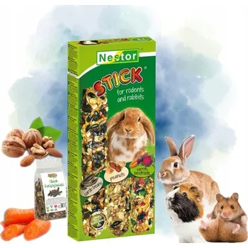 Krmivo pro hlodavce NESTOR KOLBA CLASSIC 3V1 PRO HLODAVCE KŘEČKA ROHOVNÍK, OŘECHY