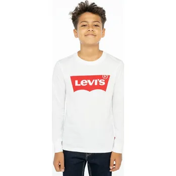 Chlapecké tričko Levi's - Dětské tričko s dlouhým rukávem 86-176 cm NP10117 bílá 00X, vel. 152