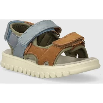 Dívčí sandály Dětské nubukové sandály Shoo Pom ROLLY BOY SCRATCH Q4OBBO04.28.34 hnědá 82X, EUR 30