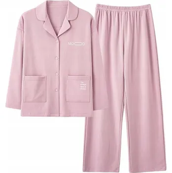 Dámské pyžamo Dámské ROZEPÍNACÍ pyžamo KOMPLET košile a kalhoty do nemocnice, sanatoria 3XL