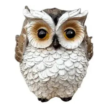 Zahradní dekorace Prodex Sova hnědá střední 2 druhy 13 cm polyston Prodex A00063