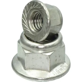 Matice M10 PŘÍRUBOVÁ SAMOJISTNÁ MATICE NEREZ A4 6926 (1)