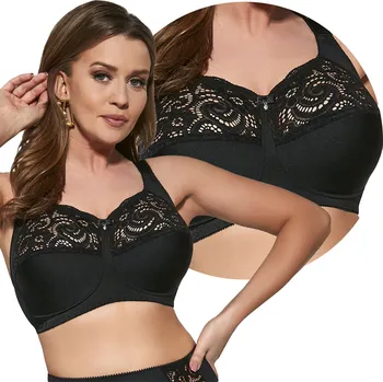 Podprsenka Viki Polovyztužená podprsenka bez kostic Nina 583 černá 90F