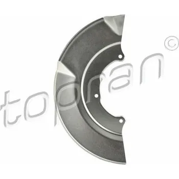 Brzdový systém Ochranný plech proti rozstřikování, brzdový kotouč TOPRAN 116 839
