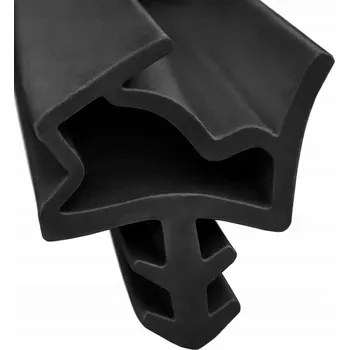 Těsnění do okna a dveří Prahová těsnící lišta pro venkovní dveře ČERNÁ - 6 m SILNĚJŠÍ