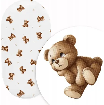 Prostěradlo PROSTĚRADLO DO KORBIČKY KOČÁRKU KOLÉBKY 38x80 cm BAVLNA 100% POLSKÝ VÝROBEK