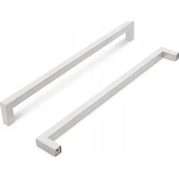 Nábytkové kování Nábytková úchytka kovová stříbrná na zásuvky a skříňky 15 ks 300 mm