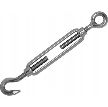 Šroub M6 Římský šroub Napínák Spojovač NEREZOVÝ HÁK - OKO A4 kyselinovzdorná 1 Ks