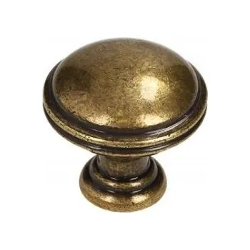 Nábytkové kování Nábytková úchytka GAMET s frézováním GR49-G35, staré zlato