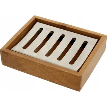 Volně stojící Mýdlenka Zd trading BAMBOO béžová bambusová