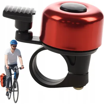 Zvonek na kolo Kovový zvonek na kolo, koloběžku – hlasitý manuální zvonek