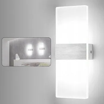 Nástěnné svítidlo LED nástěnné svítidlo do ložnice, chodby, na schodiště, bílé, 18W