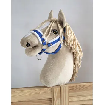 Hobby horsing Nastavitelná ohlávka pro koně Hobby Horse A3 modrá