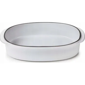 Caractere Mísa/pekáč 26x18,5 cm, bílá