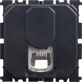 Elektrická zásuvka Internetová a telefonní zásuvka nástěnná Legrand černá