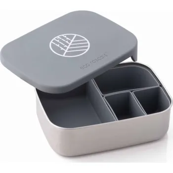 Svačinový box ECO RASCALS ECORASCALS Classic Lunch Box Bento Grey