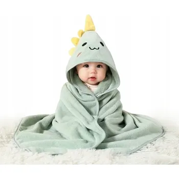 Dětské pončo ručník z mikrovlákna s kapucí rychleschnoucí na pláž 120x70 cm