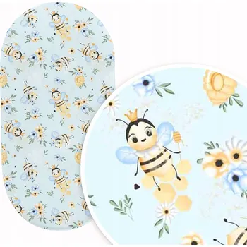 Prostěradlo PROSTĚRADLO DO KORBIČKY KOČÁRKU KOLÉBKY 38x80 cm BAVLNA 100% POLSKÝ VÝROBEK