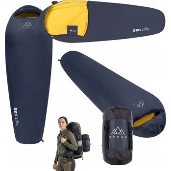 Spacák Spací pytel KADVA Light 800 L levý, granátový, 4490 Tepelná izolace, 220x80 cm, Lehký