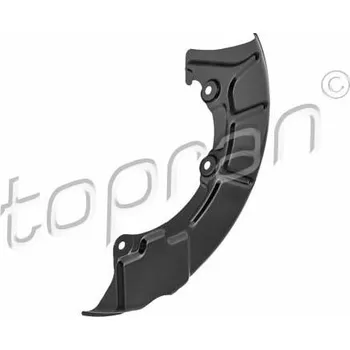 Brzdový systém Ochranný plech proti rozstřikování, brzdový kotouč TOPRAN 116 071