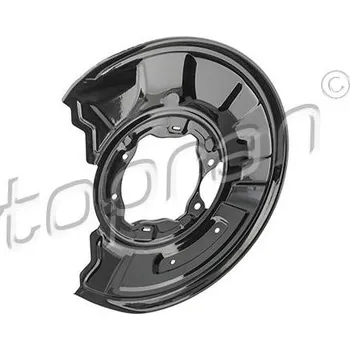 Brzdový systém Ochranný plech proti rozstřikování, brzdový kotouč TOPRAN 409 530