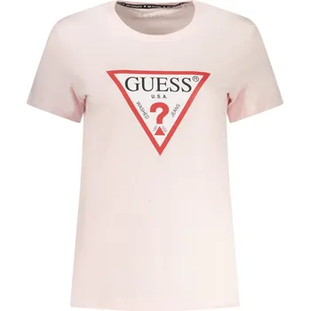 Dámské tričko Guess Jeans W1YI1BI3Z14 Dámské tričko růžové S