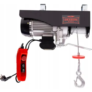Stavební technika Dragon Winch Elektrický lanový naviják 230V 125/250kg, výška zdvihu 12m