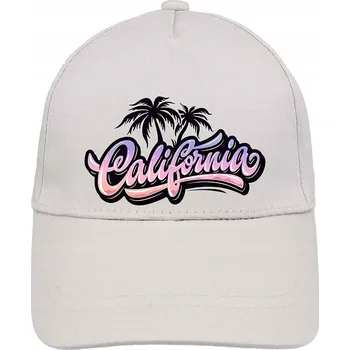 Kšiltovka Dívčí kšiltovka California světle šedá Ambra, vel. 54/56