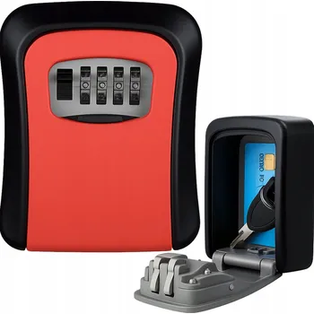 Železářství Schránka na klíče s kódem, trezorová skříňka, bezpečnostní schránka na zeď