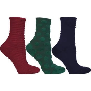 Dámské ponožky PONOŽKY dámské froté dlouhé MORAJ bavlněné 3D sada 3 páry 38-41