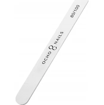 Přípravek na nehty Rovný pilník nehty Ocho Nails 80/100 1 ks bezpečné balení
