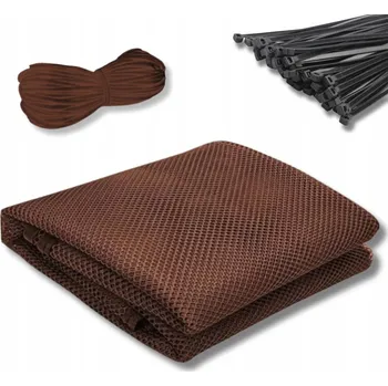 Obraz PEVNÁ OCHRANNÁ SÍŤ na Balkon, Zábradlí, Schody - 3m Hnědá