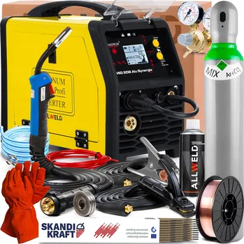 Svářečka Svářečka MAGNUM MIG 208 ALU SYNERGIE 230V 200A TIG LIFT MMA FLUX 2T/4T 2R