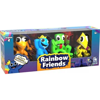 Figurka Figurky Rainbow Friends Neon Sada Figurek Green Blue Orange Yellow