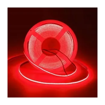 LED páska LED COB pásek 12V světelná linka 320 ČERVENÁ 1M.