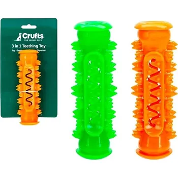 Hračka pro psa Crufts Kousací hračka 3v1 - mix barev