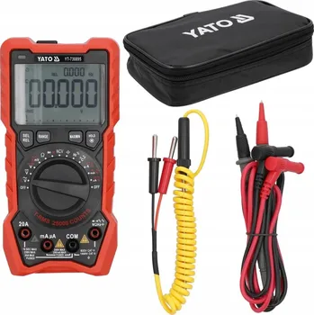 Multimetr Ruční multimetr Yato TRUE RMS AC+DC LCD 25000
