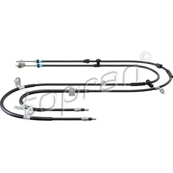 Lanko parkovací brzdy Tažné lanko, parkovací brzda TOPRAN 304 928