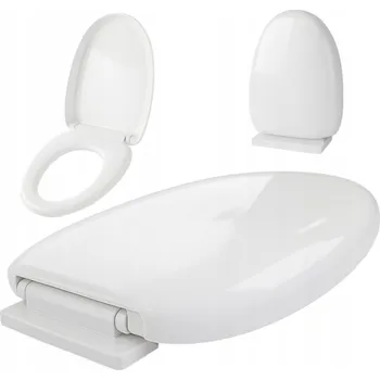 WC sedátko WC sedátko s pomalým sklápěním univerzální záchodové prkénko klapka 37,3 x 43,5 cm