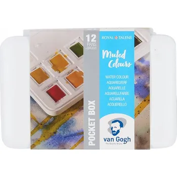 Vodová barva Vícebarevné akvarelové barvy Van Gogh 12 ks 2 ml