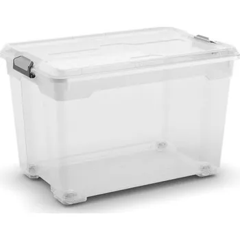 Úložný box KIS Moover Box 008464WHTR Box 60 L, průhledný KIS