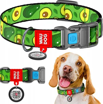 Obojek pro psa Látkový obojek pro psa Waudog vel. M