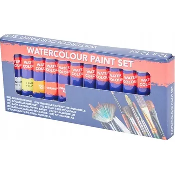 Vodová barva Akvarelové barvy Free & Easy 12 ks x 12 ml